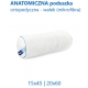 Anatomiczna poduszka wałek mikrofibra AMZ