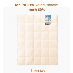 Mr. Pillow kołdra zimowa puch 60% pierze 40% (ecru)