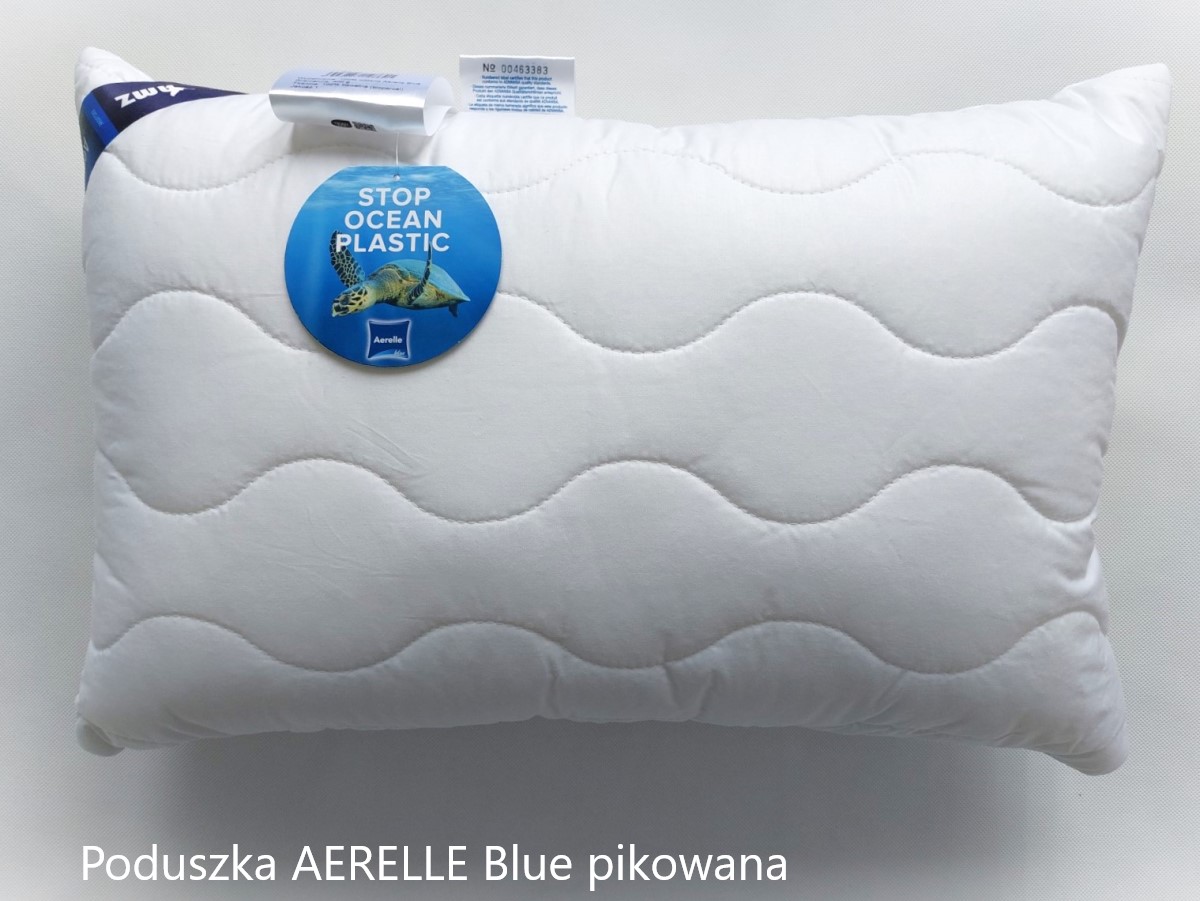 Poduszka Aerelle Blue pikowana AMZ
