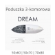 DREAM poduszka trzykomorowa puch 90% AMZ