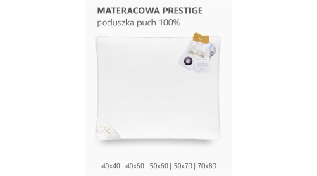 poduszka amz materacowa prestige biała