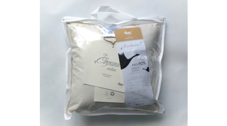 Poduszka puchowa ORGANIC COTTON