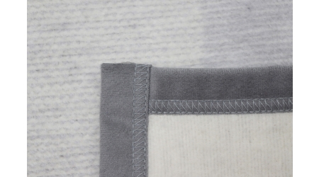 Pled szary kwadraty grey-woven. Sklep.