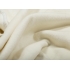 Biały bawełniany Pled Biederlack Pure cotton