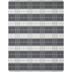 Pled czarno biały Continious Grey 150 x 200