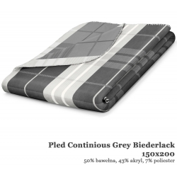Pled Continious Grey 150x200 Biederlack