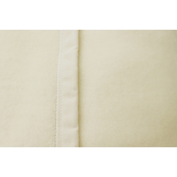 Biały pled 220x240 UNO Cotton Biederlack