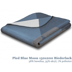 Pled Blue Moon 150x200 Biederlack 765505