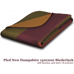 Pled New Hampshire 150x200 Biederlack