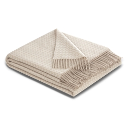 VIVO Beige kaszmir pled 797810 Biederlack