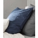 Naturalna pościel granatowa len bawełna Provence Navy 6544