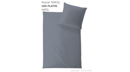 Pościel Tencel UNI PLATIN HEFEL