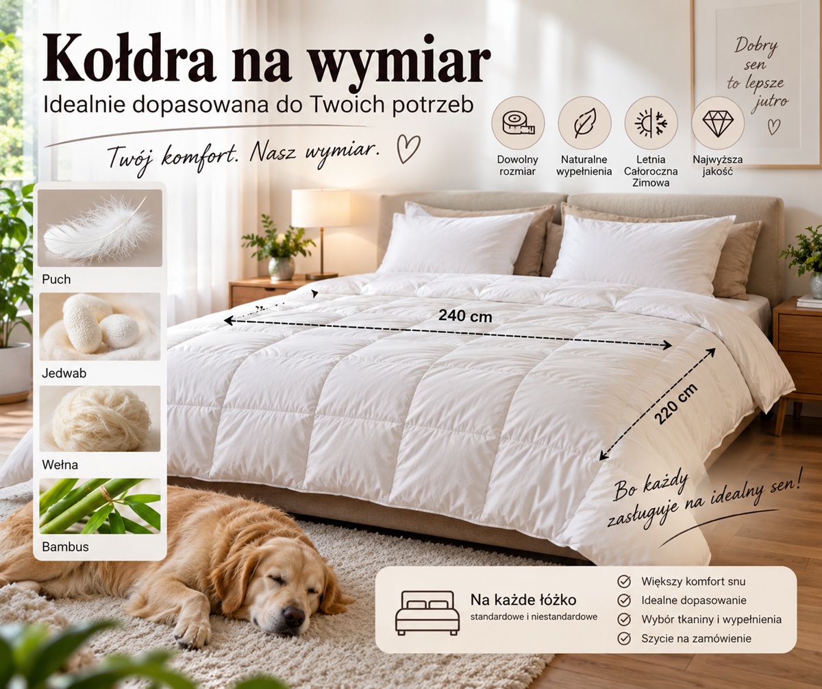 kołdra na wymiar