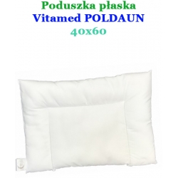 Płaska poduszka Vitamed 40x60 POLDAUN