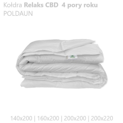 Kołdra 4 pory roku RELAKS CBD POLDAUN