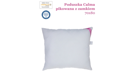 Poduszka Calma pikowana z zamkiem 70x80