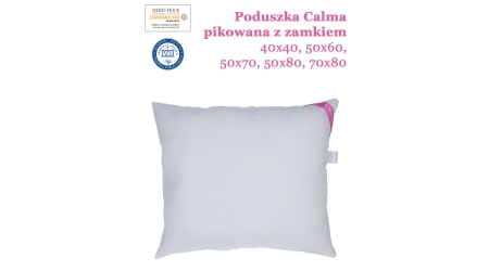 Poduszka Calma pikowana z zamkiem