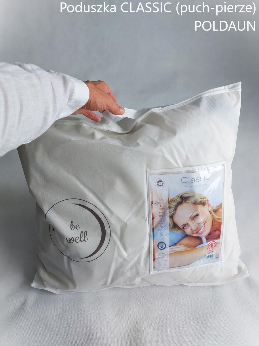 poduszka puch pierze classic poldaun