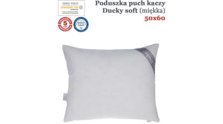 Poduszka puch kaczy miękka 50x60