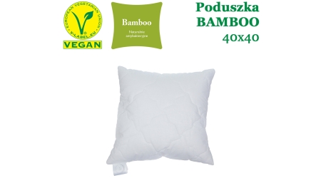 poduszka bambusowa 40x40