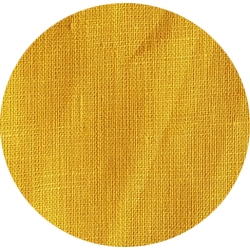 Pościel z lnu żółta