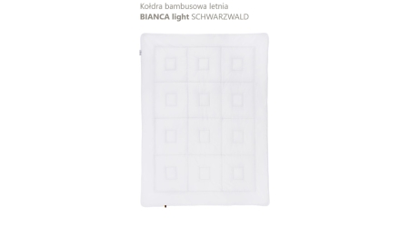 Kołdra bambusowa letnia light Bianca Schwarzwald