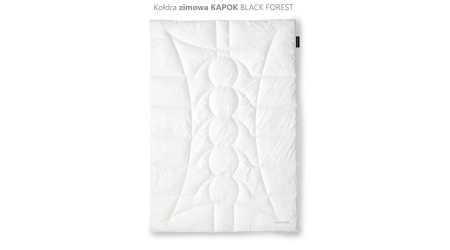 Zimowa kołdra z Kapoku BLACK FOREST